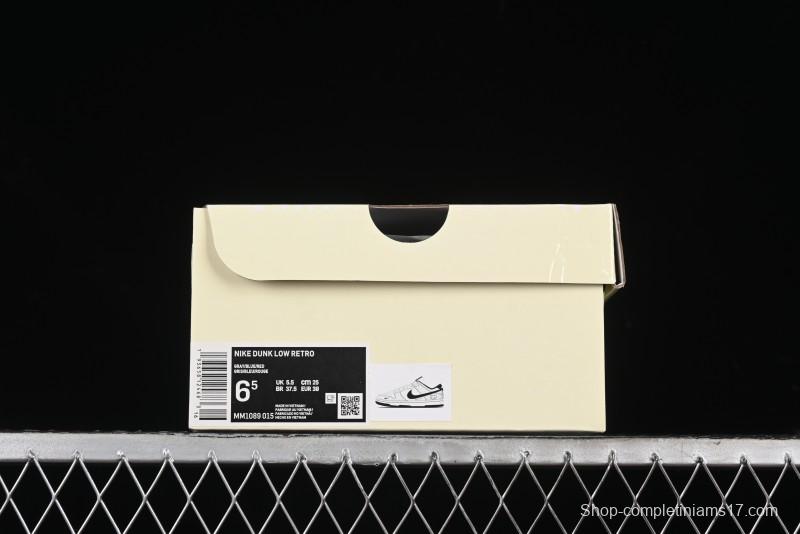 Nike SB Dunk Low KAWS Series - Grey White Black Swoosh Anniversary High-End Custom Low-Top Casual Skate Shoes - MM1089-015