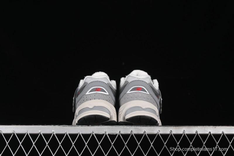 New Balance 2002R Series Kids' Hook & Loop Warm Lined Shoes - PV2002RG