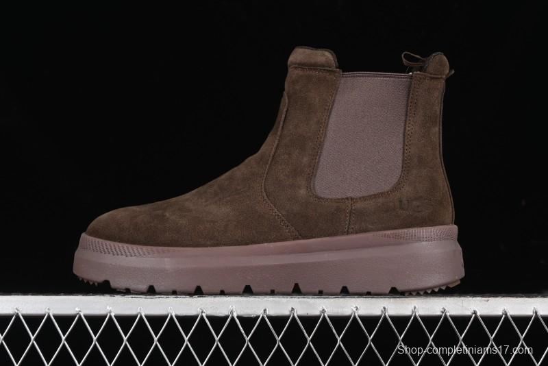 UGG Burleigh Chelsea Winter Boots for Men with Lightweight Anti-Slip Sole and Genuine Wool Leather - 1152050