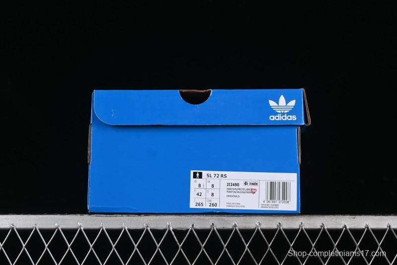 Adidas Originals SL 72 RS Classic Retro Running Shoes with Ecotex Tongue and EVA Midsole - JI2490