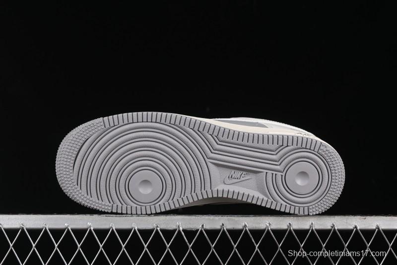 Nike Air Force 1 '07 Low Burberry Collaboration - Beige Grey Low-Top Casual Sneakers - BB8588-225