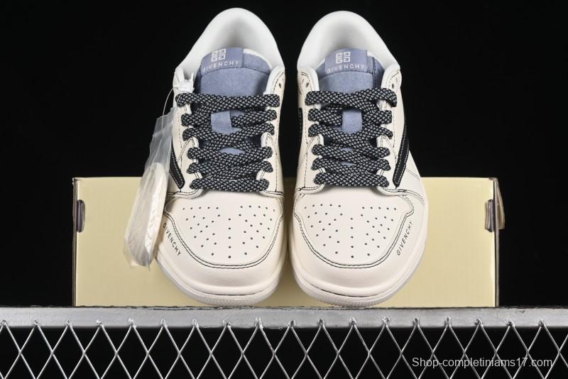 Nike Travis Scott x Fragment Design x Air Jordan 1 Low OG SP AJ1 Low Top Casual Sneakers - XY2688-111