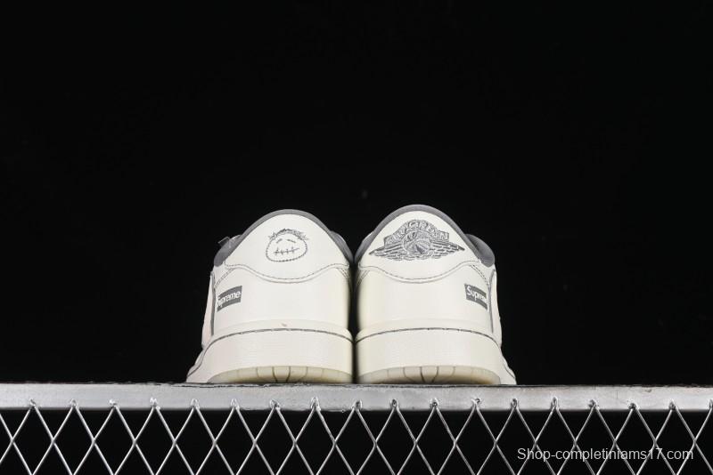 Nike Travis Scott x Fragment Design x Air Jordan 1 Low OG SP AJ1 Supreme Collaboration - CH6336-011