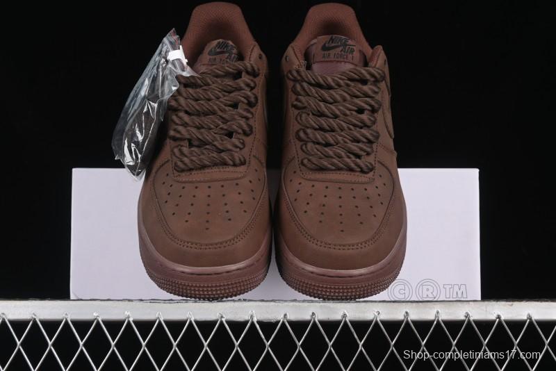 Nike Air Force 1 '07 Low Customized Hemp Rope Casual Sneakers - CW2288-111