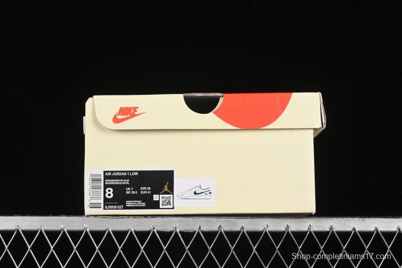 Nike Air Jordan 1 Low Stussy Collaboration - Light Beige Retro Basketball Shoes - SJ9950-027