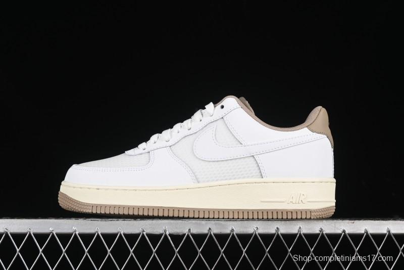 Nike Air Force 1 '07 Low Casual Sneakers with Full-Length Air Cushion - FZ5225-100