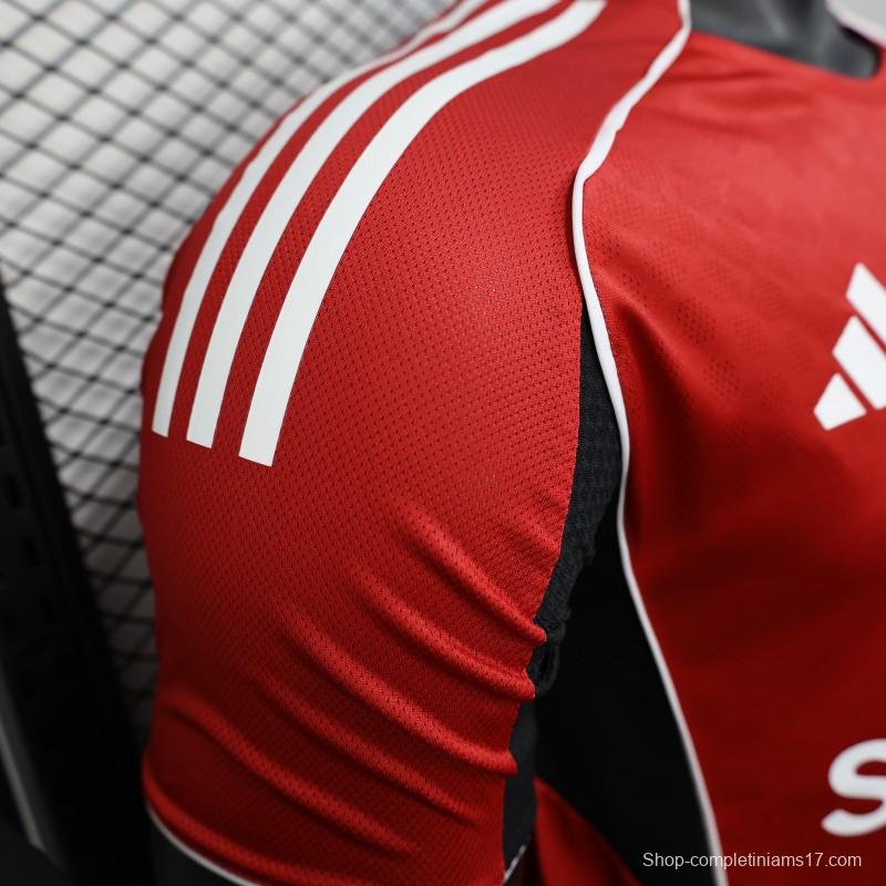 Player Version 25/26 Manchester United Home Jersey