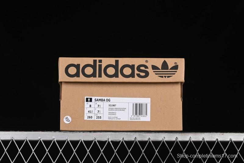 Adidas Originals Samba OG Retro Casual Sneakers - IG1987