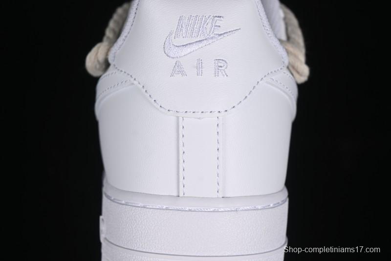 Nike Air Force 1 '07 Low White Deconstructed Casual Sneakers - CW2288-046