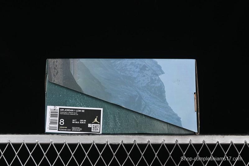 Nike Air Jordan 1 Low AJ1 White Green Double Hook Low-Top Retro Basketball Shoes - FZ5046-041