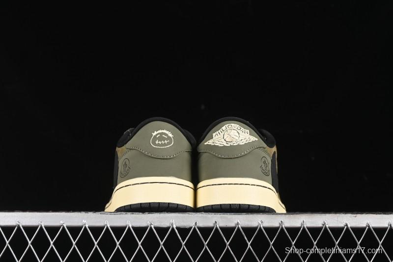 Nike Travis Scott x Fragment Design x Air Jordan 1 Low OG SP AJ1 Sneakers - CH6336-007