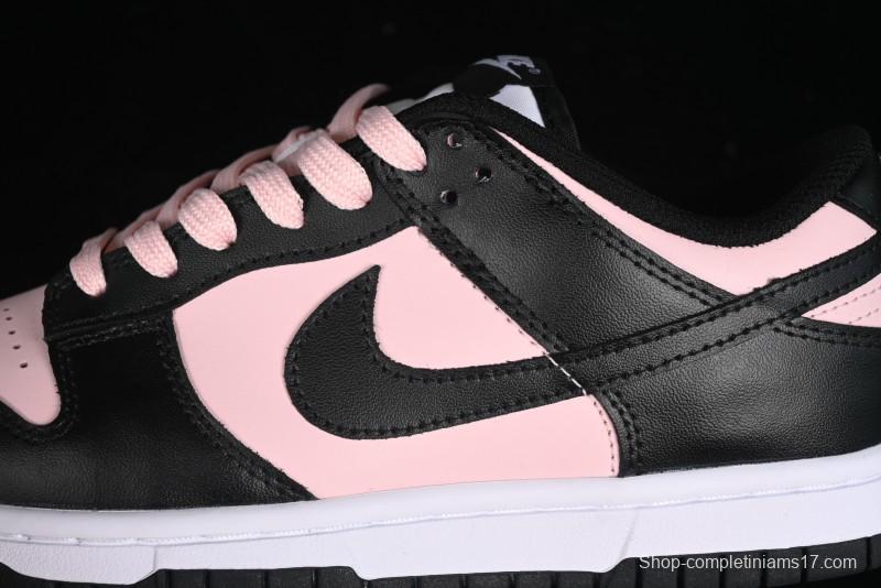 Nike SB Dunk Low Casual Skate Shoes in Black Pink - CW1590-100