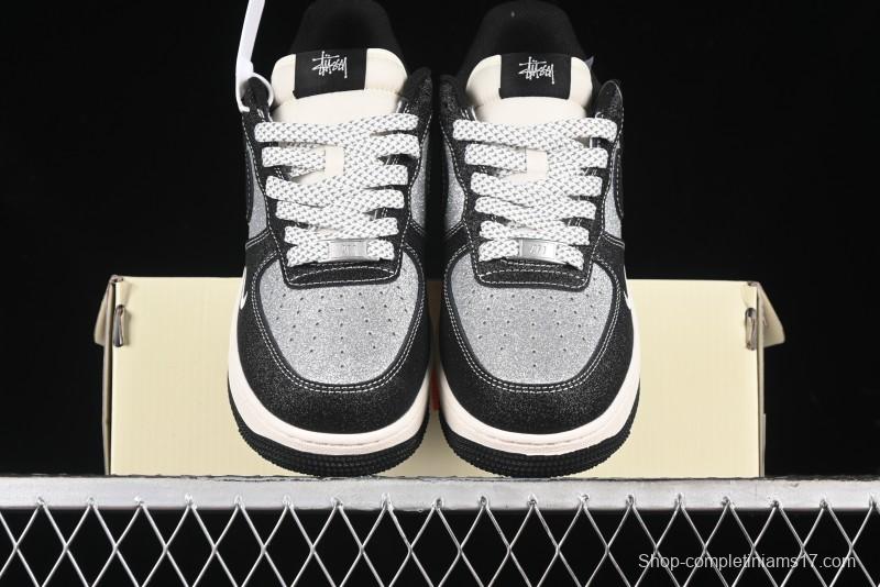 Nike Air Force 1 '07 Low Stussy Collaboration - Starry Sky Low-Top Casual Sneakers - XZ1968-518