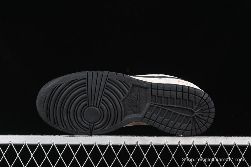 Nike SB Dunk Low FOG Collaboration - Anniversary High-End Custom Low-Top Casual Skate Shoes - KK1688-088