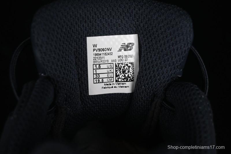 New Balance 9060 Series Kids Hook and Loop Sneakers - PV9060NV