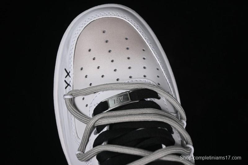 Nike Air Force 1 '07 Low Retro Street Spray Paint Anime Theme Maillard Style Casual Sneakers with Strap - ZH0316-039