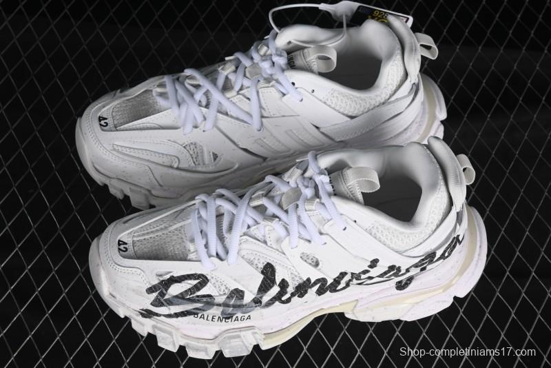 Balenciaga Track Sneaker Tess with Transparent Heel Strap - WTRHW9010