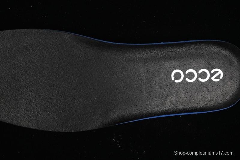 ECCO Block Derby Round Toe Genuine Leather Brogue Dress Shoes - 63667201002