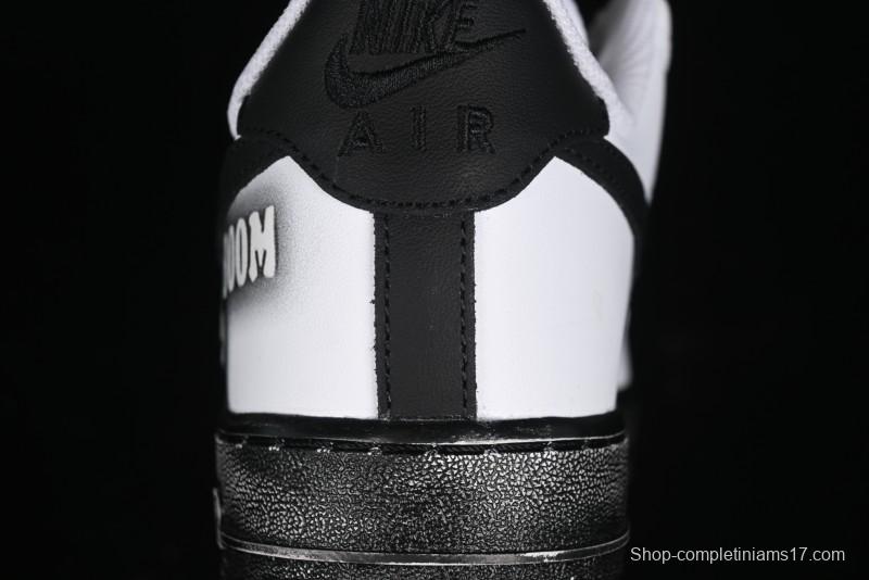 Nike Air Force 1 '07 Low Custom KAWS Bear Print Casual Sneakers - ZH0316-037