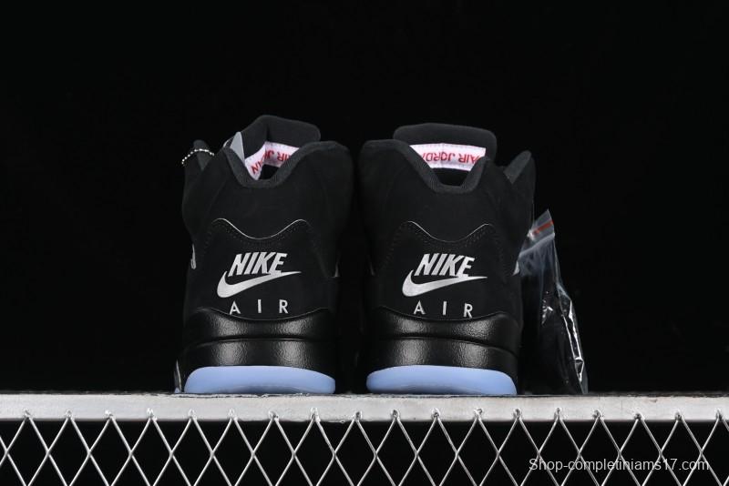 Nike Air Jordan 5 Retro Black Metallic Reimagined Basketball Shoes - HF3975-001