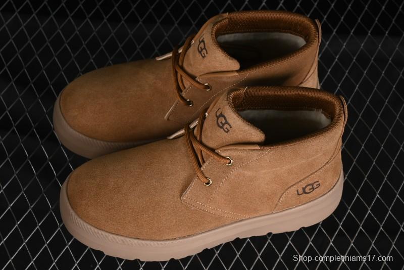 UGG Burleigh Chukka Comfortable Flat Lace-Up Round Toe Fashion Casual Boots - 1151773