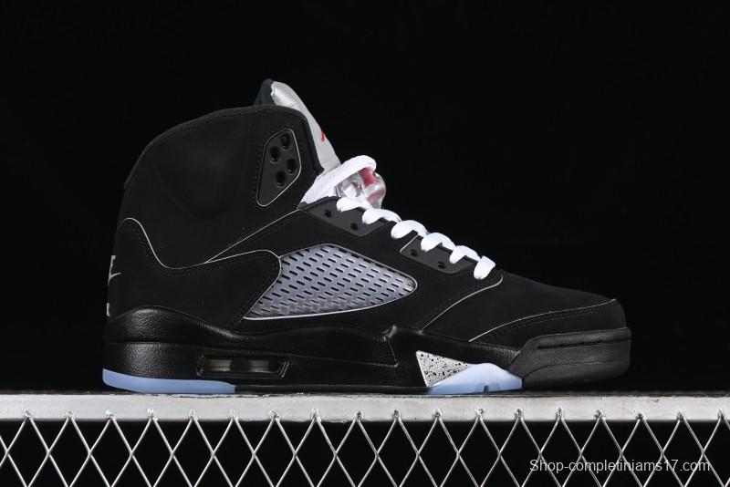 Nike Air Jordan 5 Retro Black Metallic Reimagined Basketball Shoes - HF3975-001