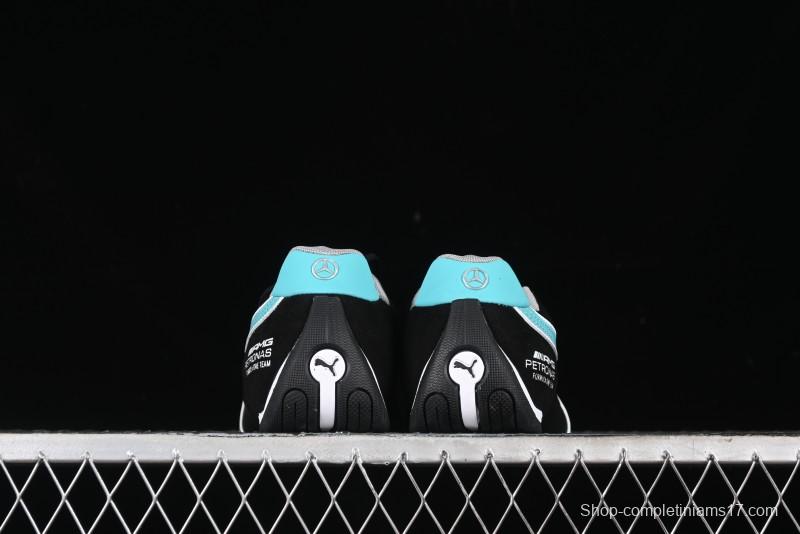 Puma Sparco Future Round Toe Lace-Up Low-Top Lifestyle Casual Shoes in Leather and Fabric - 308155-01