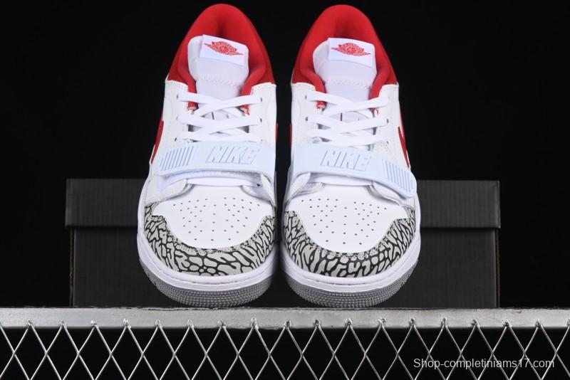 Nike Air Jordan Legacy AJ312 Low Sneakers with Triple Strap Design - FQ7827-106