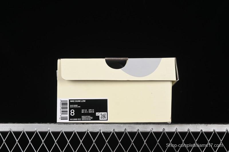 Nike SB Dunk Low Gucci Collaboration - Custom White Swoosh Leather Patch Anniversary Edition Low-Top Casual Skate Shoes - KK1688-052