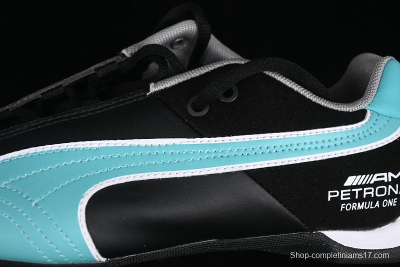 Puma Sparco Future Round Toe Lace-Up Leather Fabric Low-Top Lifestyle Casual Shoes - 308155-01