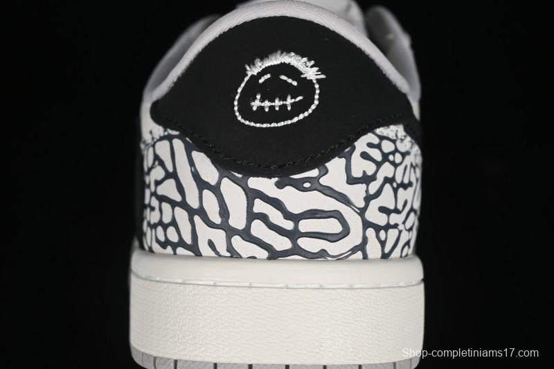 Nike Travis Scott x Fragment Design x Air Jordan 1 Low OG SP AJ1 Supreme Collaboration - JH6089-003