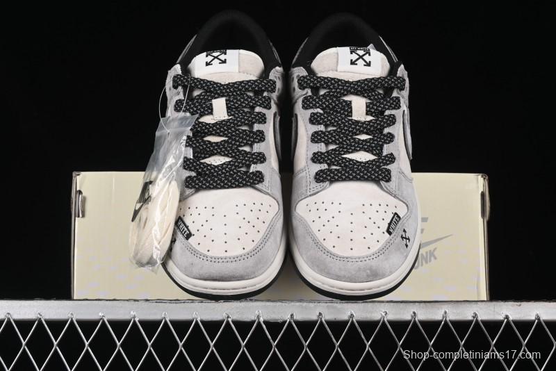 Nike SB Dunk Low OFF-WHITE Collaboration Anniversary Custom Sneakers - DQ1098-521