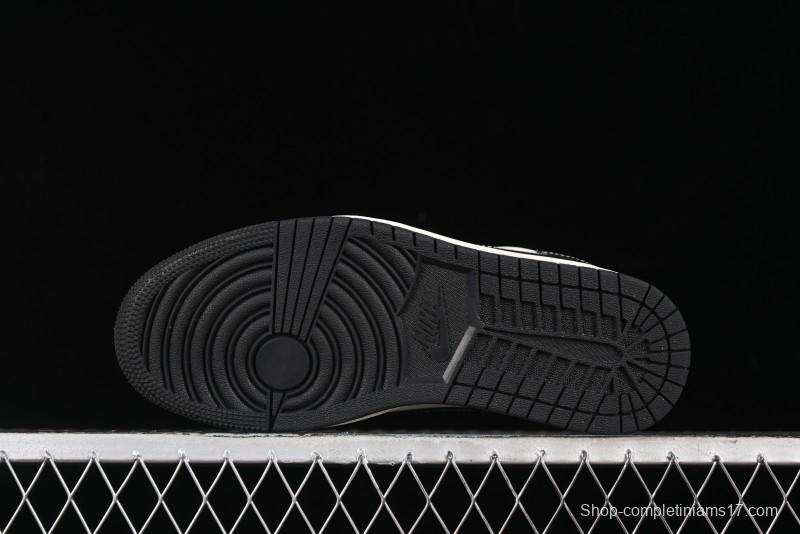 Nike Travis Scott x Fragment Design x Air Jordan 1 Low OG SP AJ1 Supreme Collaboration - Mist Blue Low-top Casual Sneakers - SJ2068-119