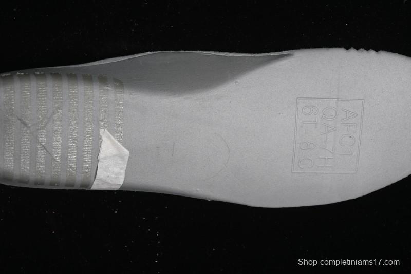 Nike Air Force 1 '07 Mid Light Blue Hand-Painted Cracked Three Stripes Shadow Mid-Top Casual Sneakers - CW2289-111