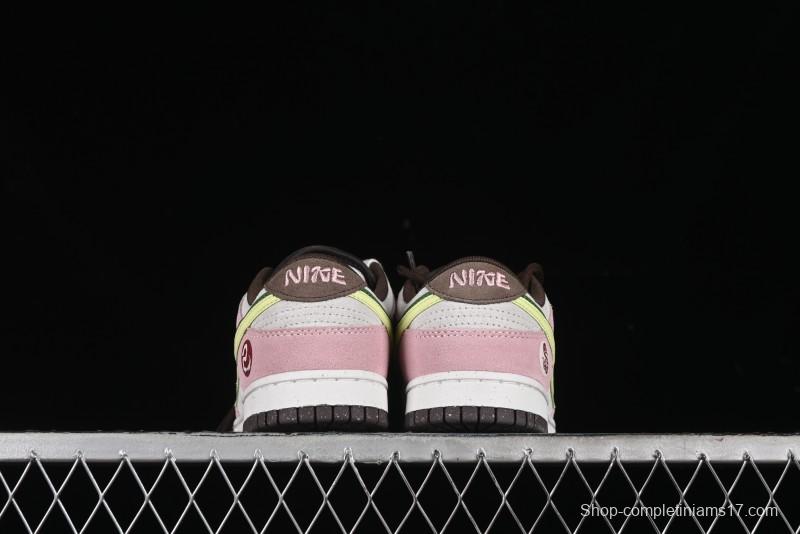 Nike Dunk Low 85 Double Swoosh Series Year of the Snake SB Low-Top Casual Skate Shoes - HV1799-161