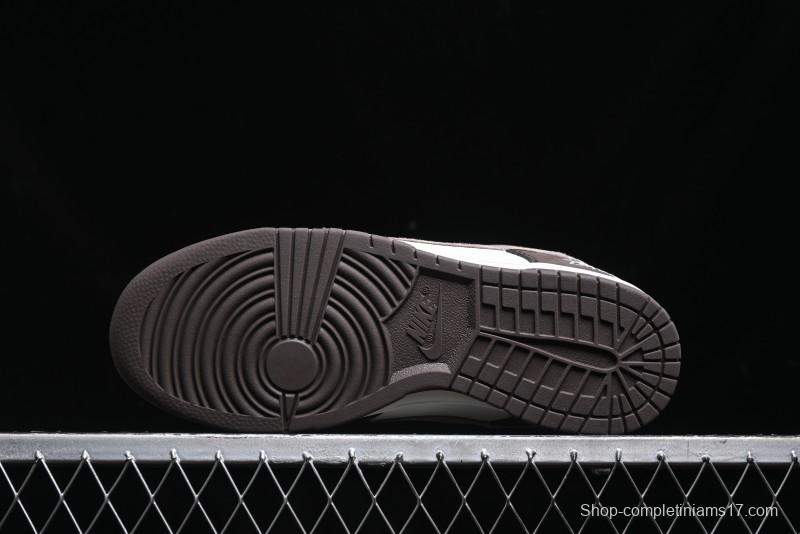 Nike SB Dunk Low Stussy Collaboration - Beige Brown Swoosh Anniversary High-End Custom Low-Top Casual Skate Shoes - SF1029-408