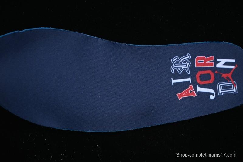 Nike Air Jordan 1 Low AJ1 Navy Blue Silk Casual Sneakers - FZ8778-044