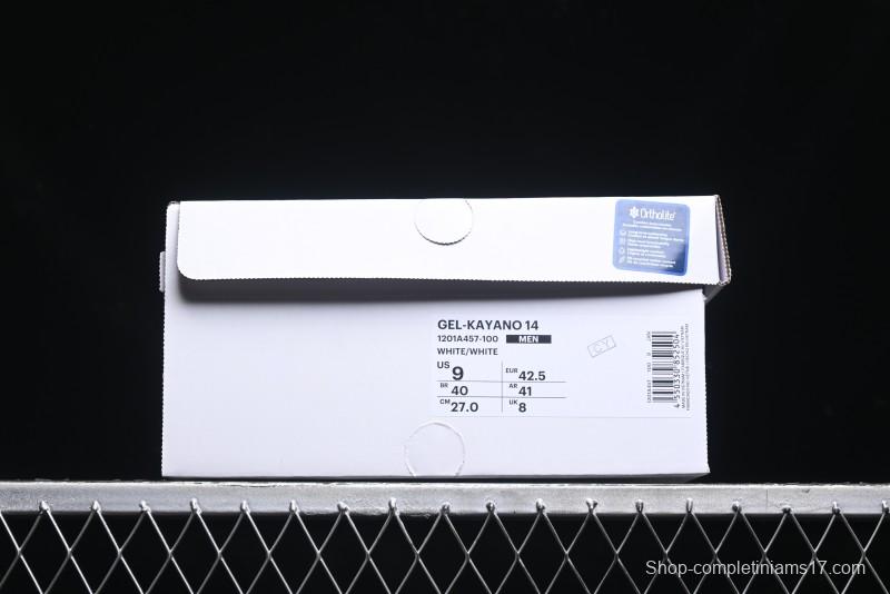 Asics Gel-Kayano 14 Running Shoes with FF BLAST PLUS Cushioning and 3D Visible GEL Technology - 1201A457-100