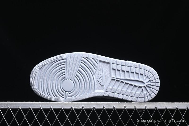 Nike Air Jordan 1 Low AJ1 Navy Blue Silk Casual Sneakers - FZ8778-044