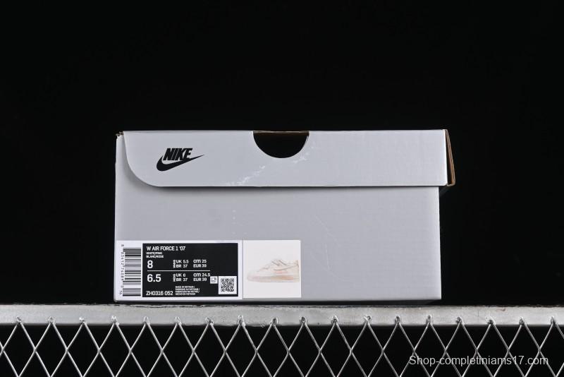 Nike Air Force 1 '07 Low Custom Spray Cherry Blossom Story Low-Top Casual Sneakers - ZH0316-052