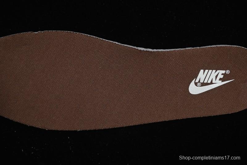 Nike Dunk Low Retro Casual Sneakers in Brown and Sail with Panda Mischief Skyline Theme - DD1503-124