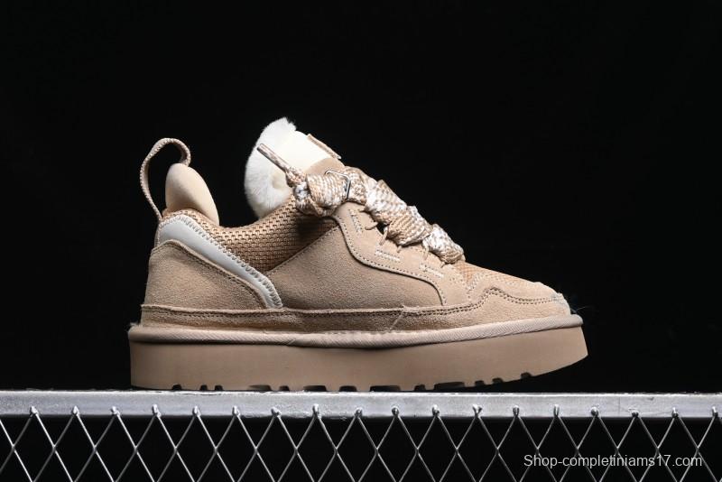 UGG Classic Ultra Mini Mel Two-Tone Lace-Up Low-Top Casual Shoes - 1144032