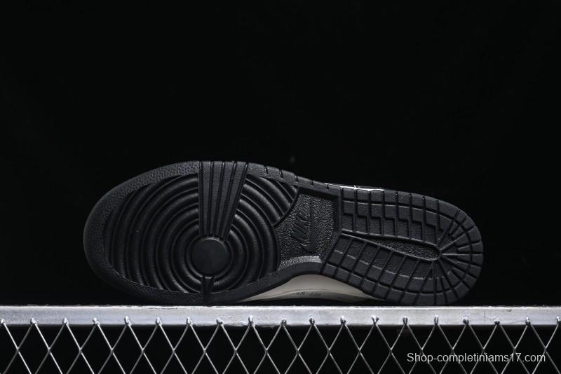 Nike SB Dunk Low Off-White Collaboration - Anniversary High-End Custom Low-Top Casual Skate Shoes - YX5066-211