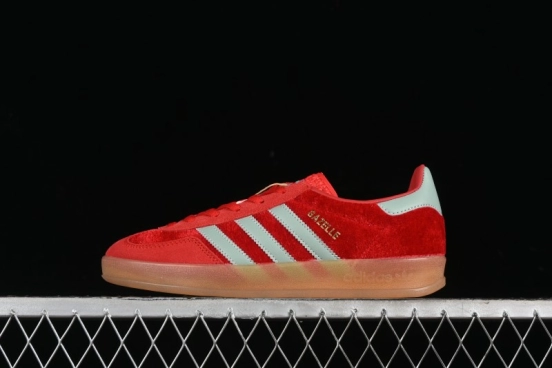 Adidas Originals Gazelle Indoor Sneakers with Thick Sole for Casual Wear Non-Slip耐磨 Low-Top Board Shoes - IG6786