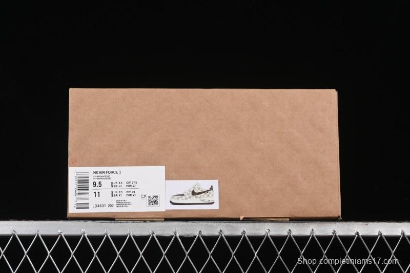 Nike Air Force 1 '07 Low Louis Vuitton Collaboration Casual Sneakers - LD4631-202