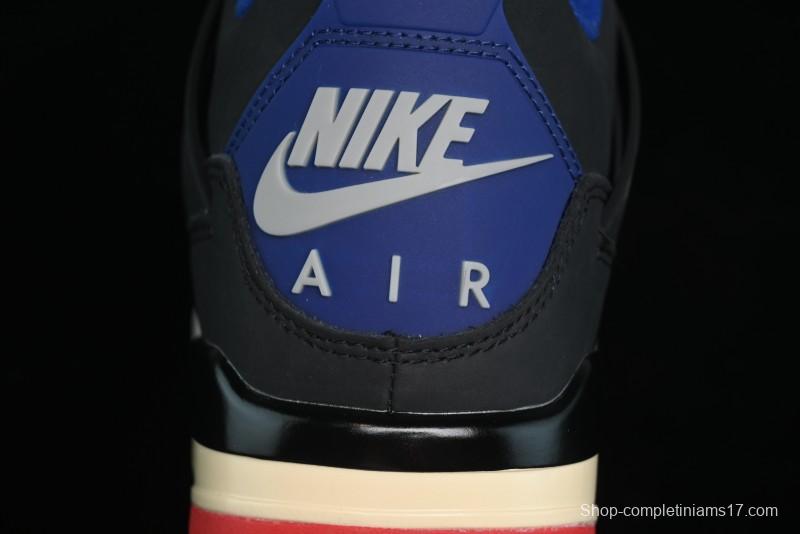 Nike Air Jordan 4 Retro Sneakers in Black, Blue and Neutral Grey - FV5029-003