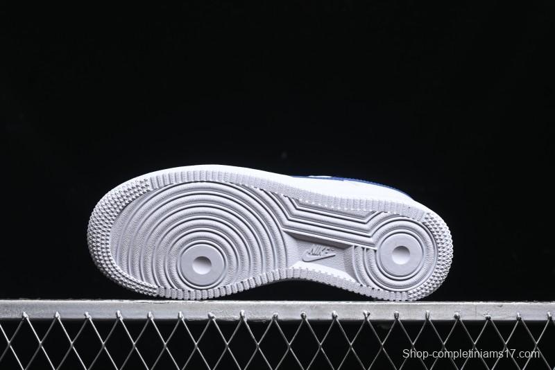 Nike Air Force 1 '07 Low Top Leather Casual Sneakers with Full-Length Air Cushion - CT3839-101