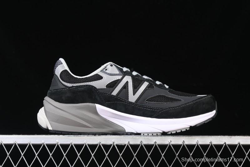 New Balance 990 Series Premium Retro Running Shoes with Carbon Fiber Midsole - M990BK6