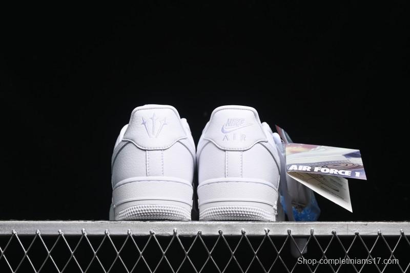 Nike Air Force 1 '07 Low Casual Sneakers with Full-Length Air Cushion - FV9918-100