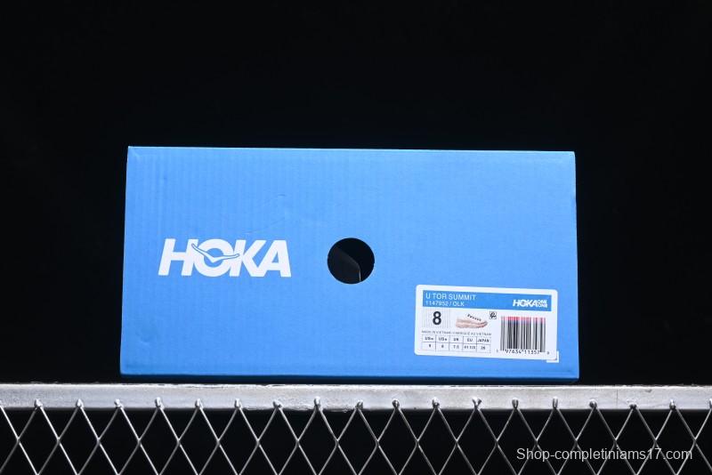 HOKA ONE ONE Tor Summit Low Top Cushioned Waterproof Outdoor Functional Shoes - 1147952 OLK